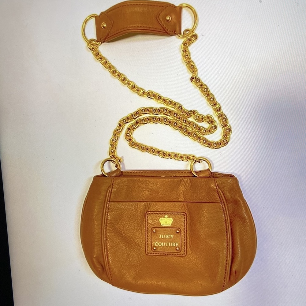 Juicy Couture Vintage Tan Leather Crossbody